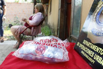 Fredesvinda Martínez, sospechosa de ingresar drogas al penal de Tacumbú.