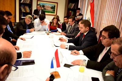 En la primera reunión de la nueva mesa directiva presidida por Pedro Alliana (ANR, cartista) se fijaron proyectos antilavado.