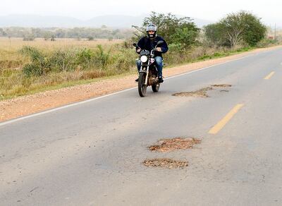El ramal Pirayú-Caacupé que une a las rutas PY01 Y PY02   urge  reparación antes de la festividad mariana.