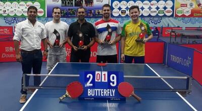 Funcionarios de la Secretaría Nacional de Deportes compitieron en un torneo de la FPTM.