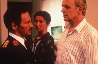 Una escena de la película con Anthony Hopkins.