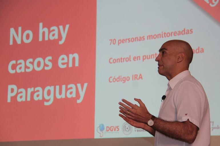 Salud afirma que no hay casos de coronavirus en Paraguay