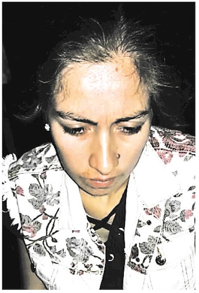 Susana Belén Arzamendia, detenida anoche.