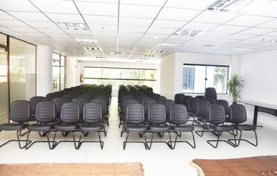 Uno de los nuevos espacios habilitados, en la sede central del Incoop, en Asunción.