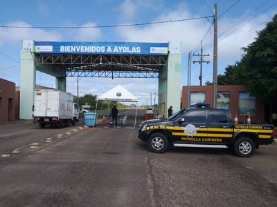Controles en Ayolas.