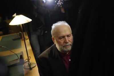 El exsacerdote francés Bernard Preynat en la corte de Lyon, el lunes.