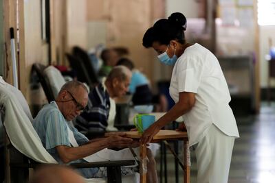 El asilo Hogar Bolívar en Ciudad de Panamá (Panamá). Panamá con 165 muertes y 5.779 contagios por el covid-19 no ha registrado, hasta ahora, ningún caso en residencias de adultos mayores.