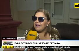 Ex director de penal de PJC no declaró
