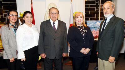 Mariza García, Edith Ortega, Alcides Molinas, Mercedes Rivas
 y Víctor Godoy Figueredo.