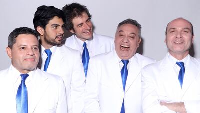 Lucas Cabrera, Dany Pereyra, Joaquín Díaz Sacco, Juan Carlos Cañete y Javier Lacognata protagonizan la comedia “Los hombres son de Venus”.