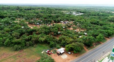 Parte del predio que pretende vender el intendente Carlos Echeverría. Un sector está invadido.