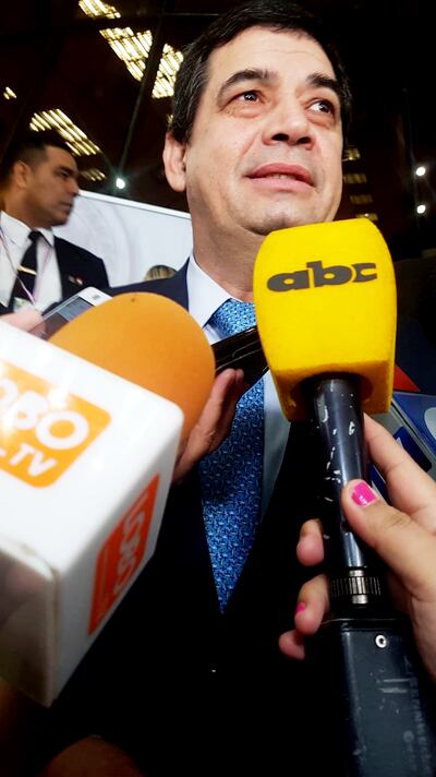 El vicepresidente Hugo Velázquez.