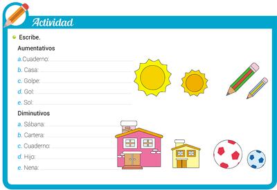 Aumentativos y diminutivos