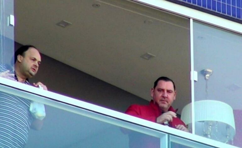 Fernando Román junto a Javier Zacarías. 