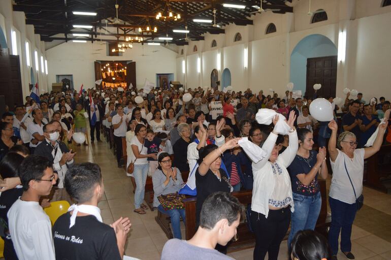 Marcha por la paz en San Pedro