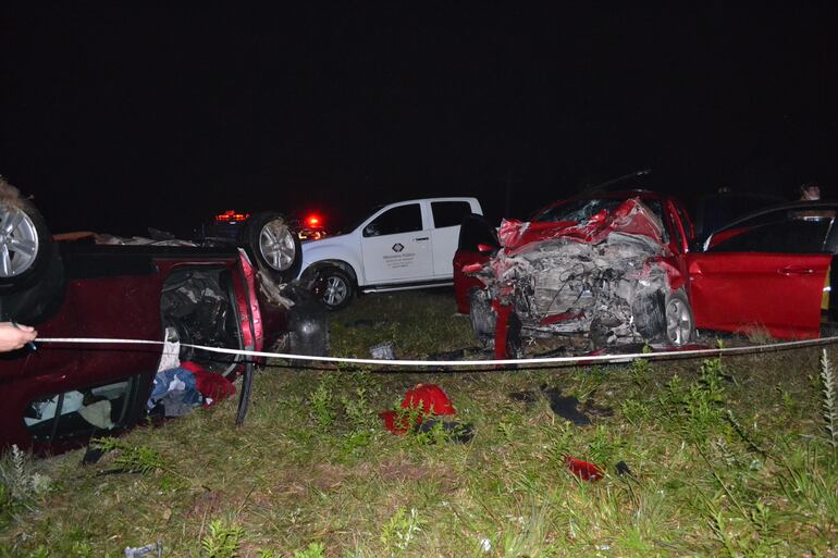 Cuatro fallecidos tras choque frontal en Misiones