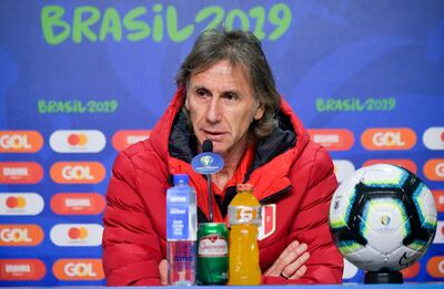 Ricardo Gareca, entrenador de Perú.