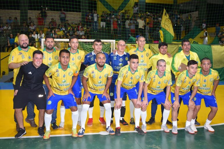 Integrantes del seleccionado caacupeño.