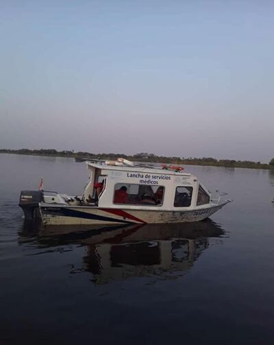 El paciente tuvo que hacer un viaje de 400 kilómetros, por agua y tierra.