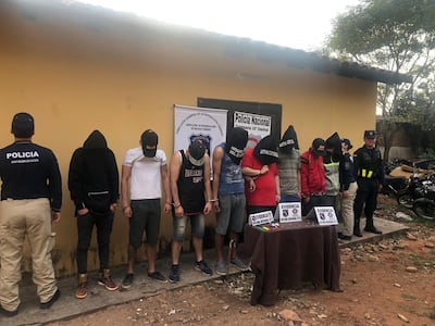 Los aprehendidos tienen entre 17 y 30 años.