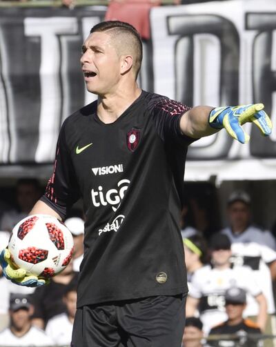 Juan Pablo Carrizo, arquero de Cerro Porteño.