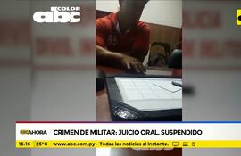 Crimen de militar: Juicio oral, suspendido