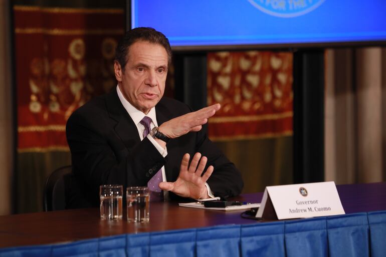 Andrew Cuomo, gobernador de Nueva York.
