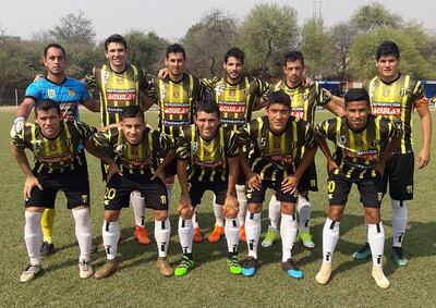 Formación titular de Guaraní de Trinidad, que viene de vencer por 1-0 a Real Chaco, en Filadelfia.