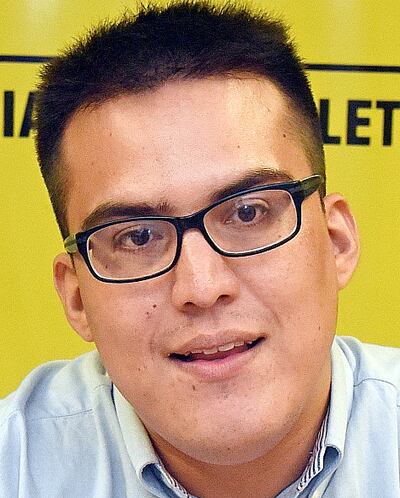 Daniel Ríos, ingeniero de una de las entidades organizadoras.