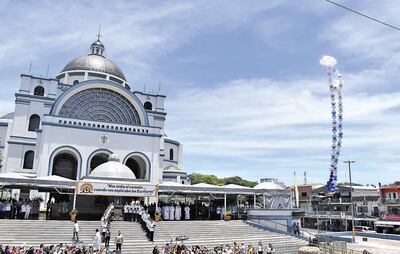 La Ceremonia fue presidida por el obispo Mons. Ricardo Valenzuela.