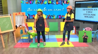 ¡Lavate las manos! es siempre uno de los mensajes claves en el marco del programa televisivo que se emite de lunes a viernes por ABC TV.