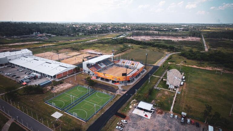 Arena Pynandi, estadio, Fútbol Playa.
