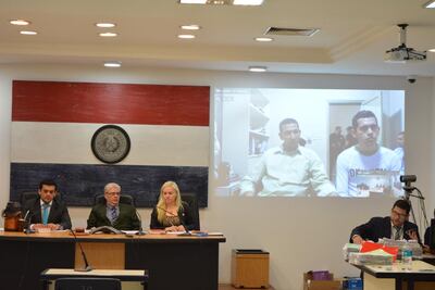 Los magistrados Fulvio Salinas, Magdalena Dos Santos y Darío Estigarribia, son los miembros del tribunal de sentencia.