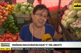 Mañana inauguran bloque "C" del abasto
