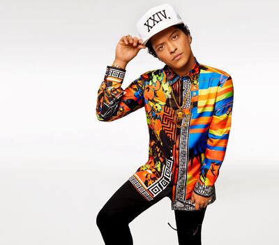 El hawaiano Bruno Mars se hará presente en la tarde del sábado, con una presentación que comenzará a las 17:50.