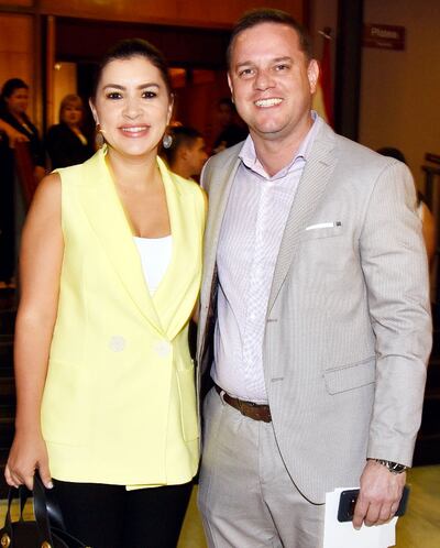 Carina  y Marcelo Báez.