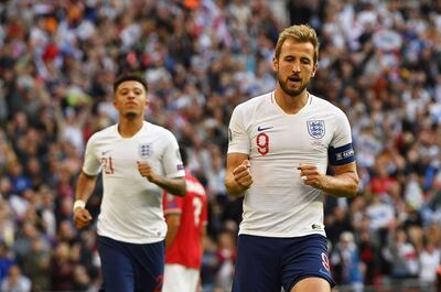 Harry Kane anotó tres goles en la goleada de Inglaterra.