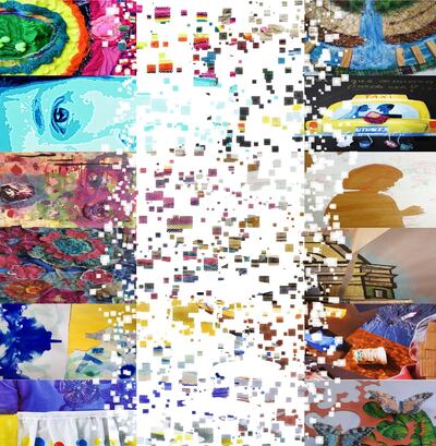 La exposición "Fragmentados".