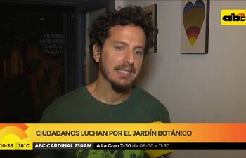Ciudadanos luchan por el Jardín Botánico