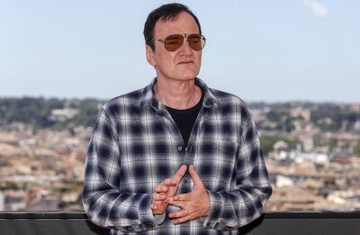 El cineasta noreteamericano Quentin Tarantino se encuentra de visita en Moscú, Rusia.