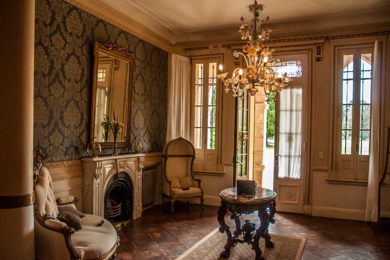 Interior del castillo.