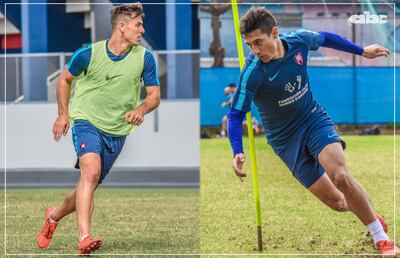 Diego Churín y Óscar Ruiz son dudas para el súperclasico.