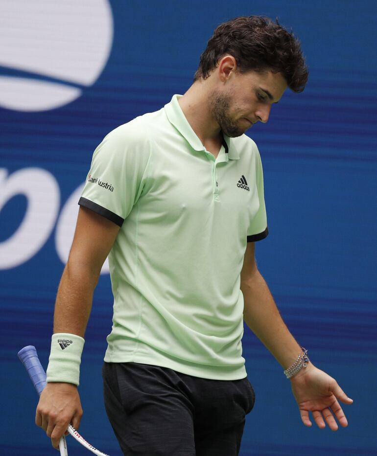 Dominic Thiem fue eliminado en Nueva York.