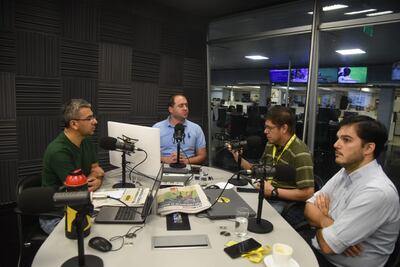 Dr. Juan Carlos Portillo, director del Servicios de Salud; Dr. Guillermo Sequera, director de Vigilancia de la Salud.