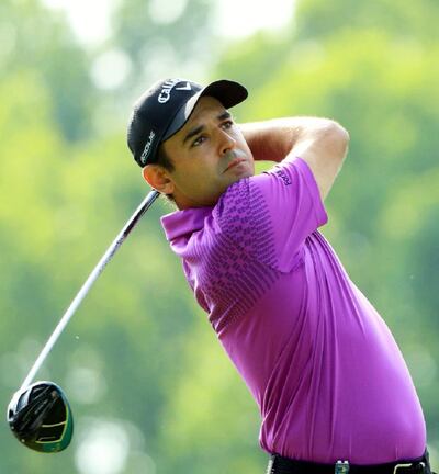 El golfista profesional compatriota Fabrizio Zanotti tuvo una buena jornada ayer en Arabia.