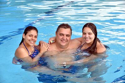Belén, Jorge y Jazmín Florentín.
