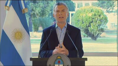 Mauricio Macri, presidente de Argentina.