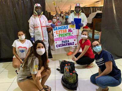 En medio de un escenario con tanta preocupación, los compatriotas decidieron darle un toque de positivismo a este día del trabajador agradeciendo a quienes los cuidan.