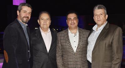 Federico Esmite, Jorge Godin, Ignacio Bentos y Gustavo Vidart.
