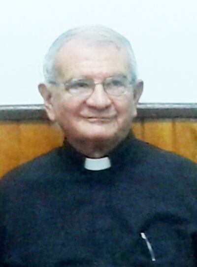 El padre Humberto Villalba falleció ayer en la tarde.